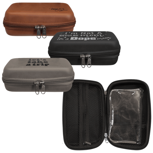 Custom Leatherette Travel Organizer Case