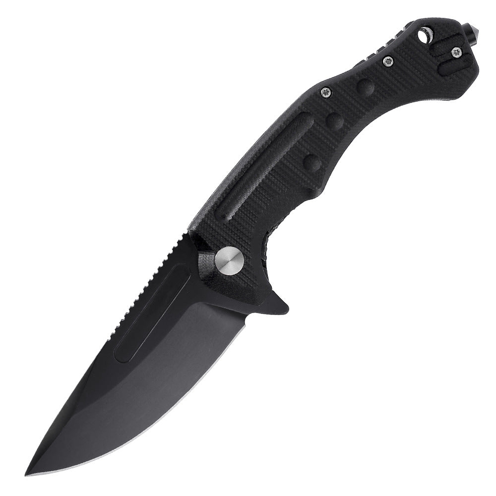 Willia Outdoor Tactical Camping Survival Folding Pocket Knife-Multifunctional Stainless Steel Easy Carry Gift Box Packaging OEM