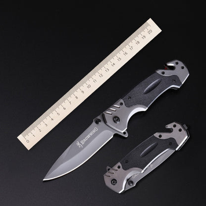 Outdoor Knife Camping Survival Folding Knife With High Hardness Blade Multifunctional