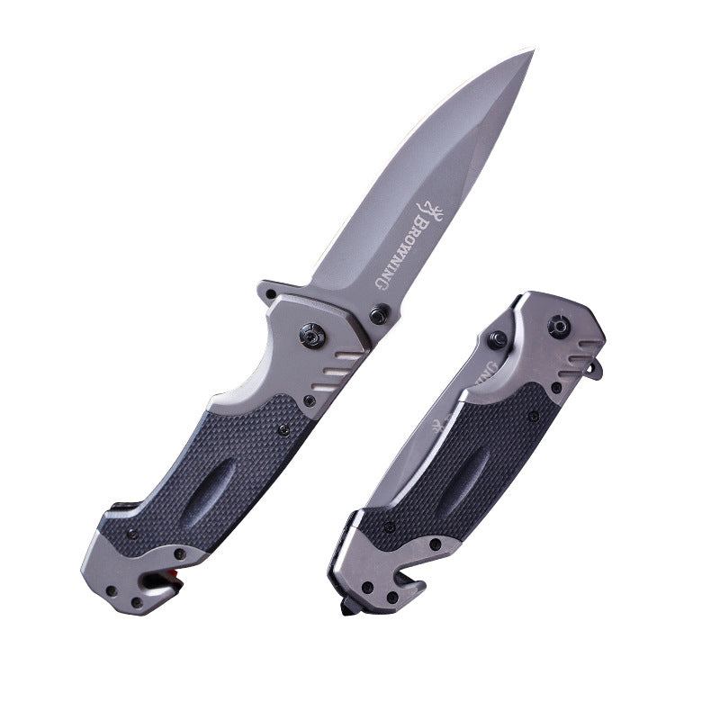 Outdoor Knife Camping Survival Folding Knife With High Hardness Blade Multifunctional