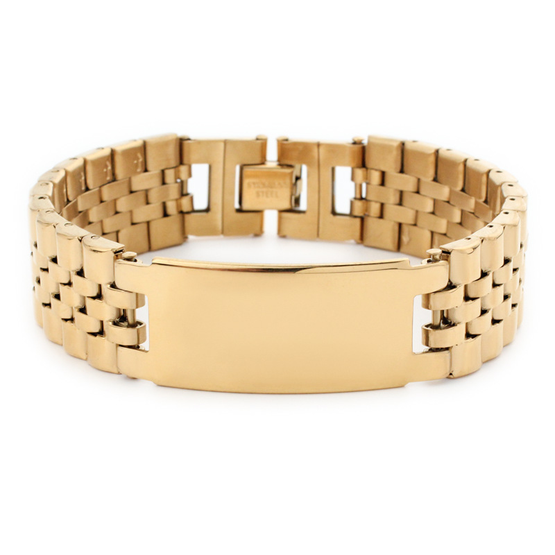 Popular Hot Sale Simple Vintage Advanced Stainless Steel Fashion Jewelry Bracelets