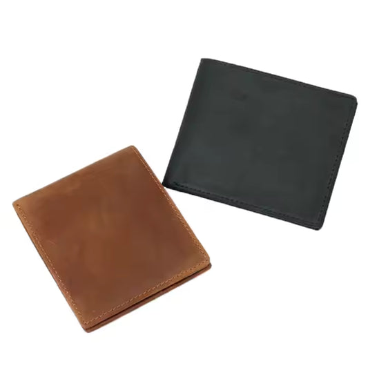 Custom Engraved Leather Wallet – Personalized Gift for Son from Mom – Ideal Christmas Present for Him