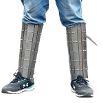 Splinted 16 Gauge Leg Armor Viking Greaves