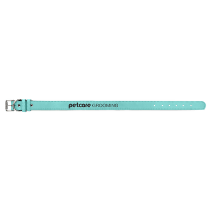 Engravable Leatherette Dog Collar