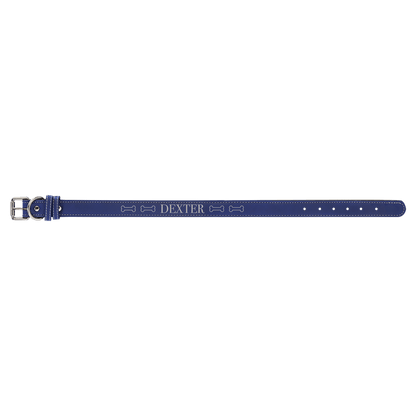 Engravable Leatherette Dog Collar