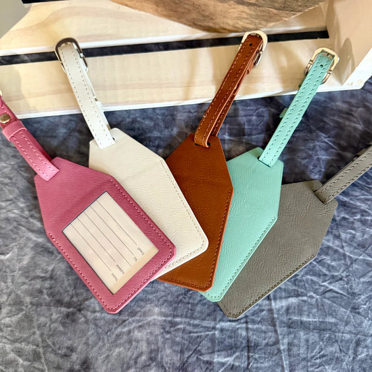 Customizable Leatherette Luggage Tag