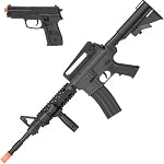 Vigor 9003 M4 Spring Airsoft Rifle and P228 Pistol Combo