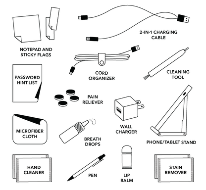 Work from Anywhere Kit | Cognac