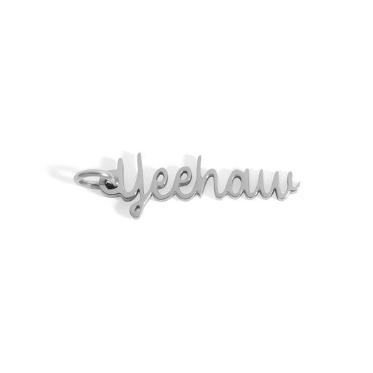 18K Gold PVD Stainless Steel Yeehaw Charm / PDL0325