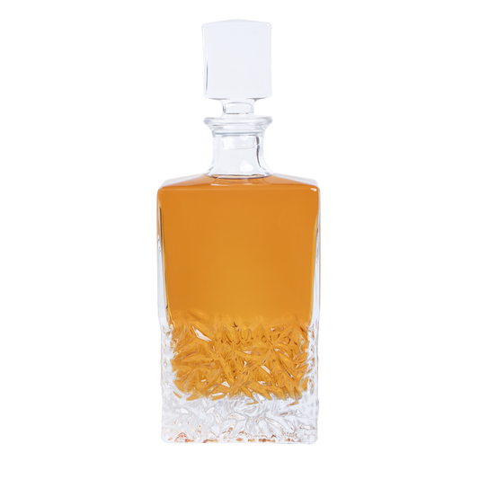 Customizable Whiskey Decanter - Rectangle - 750ML