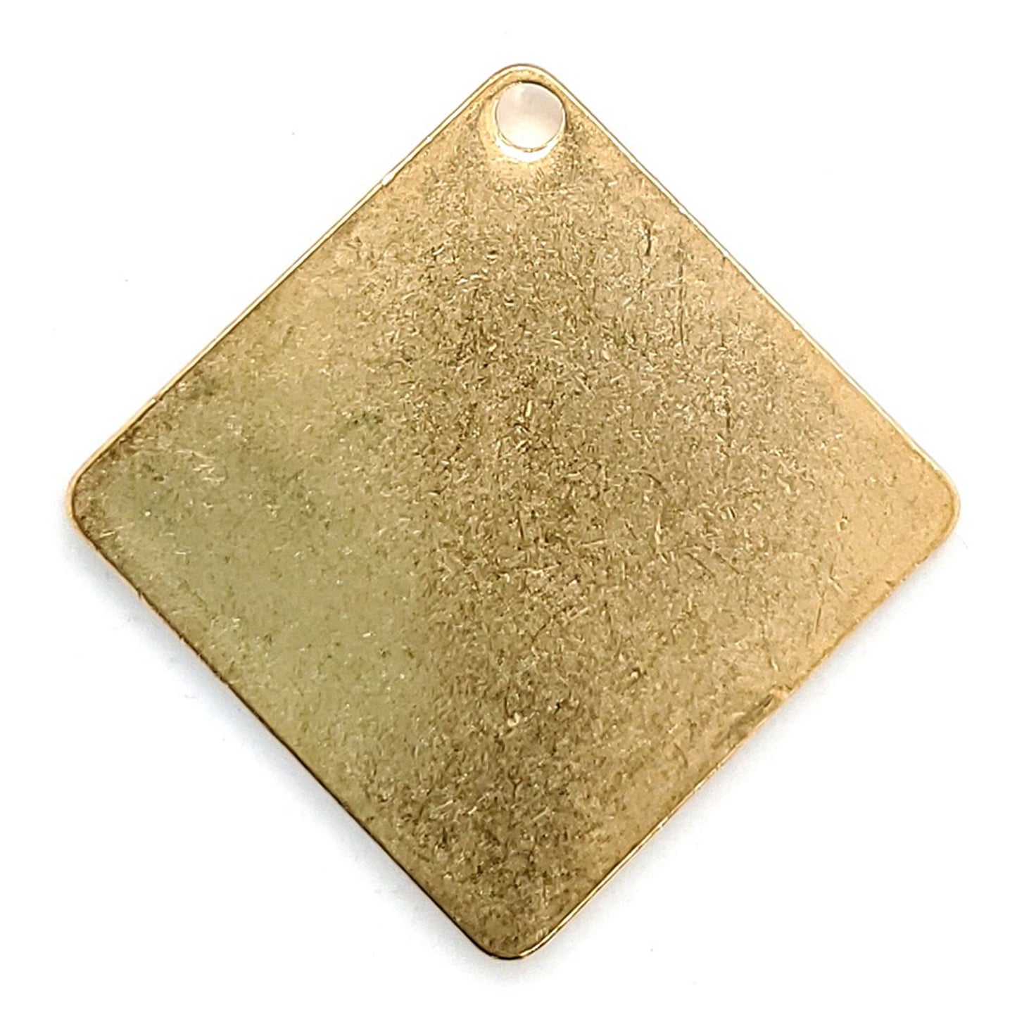 Brass Blank Diamond With Hole Pendant / SBB0220