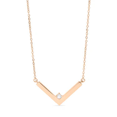 Customizable V-Shaped Necklace