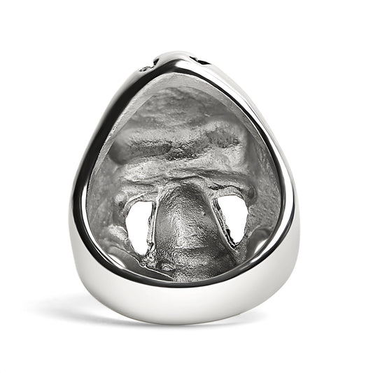Detailed Skull Stainless Steel Ring / SCR3053