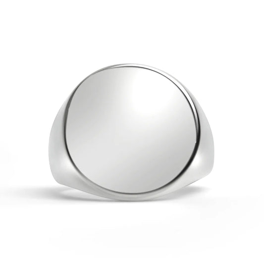 Personalizable Stainless Steel Signet Ring