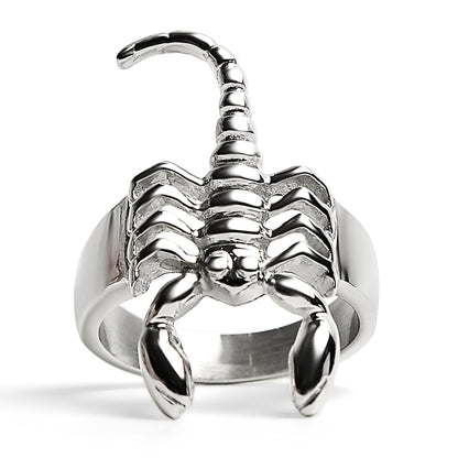 18K Gold PVD Stainless Steel Scorpion Ring / SCR4058