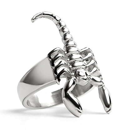 18K Gold PVD Stainless Steel Scorpion Ring / SCR4058