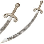 Belly Dance Scimitar Celtic Etched Blade Sword