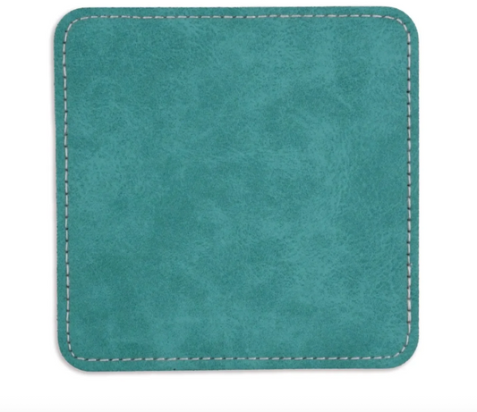 Customizable Square Coaster Vegan Leather