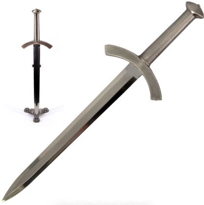 Personalizable Movie Replica Sword Letter Opener Knife with Stand