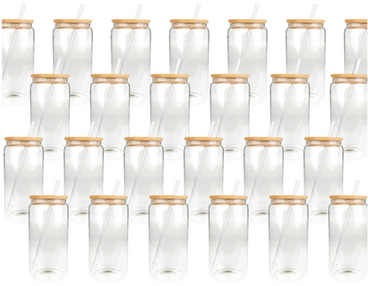 Customizable Clear Single Wall Can 16 oz