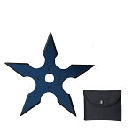 Ninja Five Point Black Throwing Star Shuriken Knife Blade