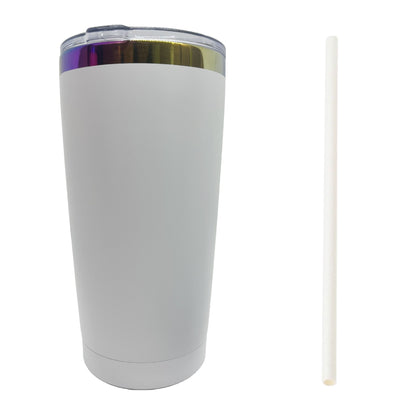Customizable Rainbow Plated 20oz Tumbler