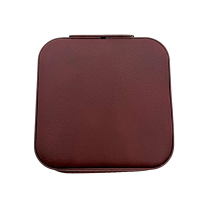 Customizable Leatherette Jewelry Box