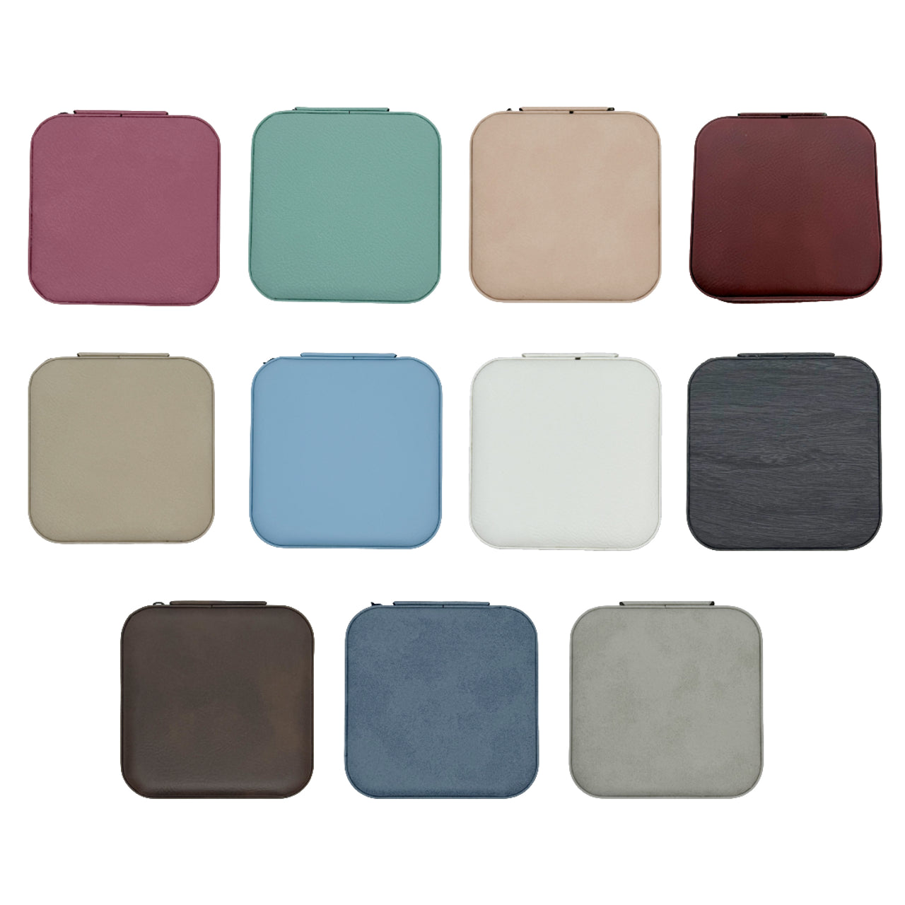 Customizable Leatherette Jewelry Box