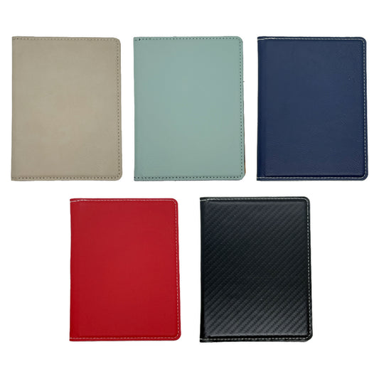 Customizable Leatherette Passport Holders