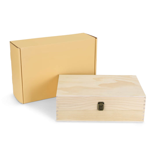 Customizable Wood Memory Boxes, XL