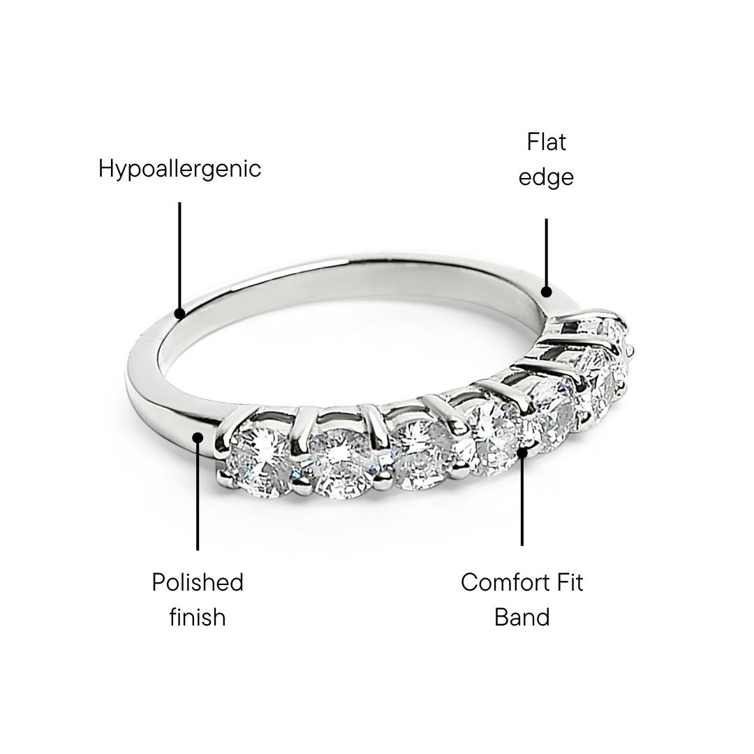 Stainless Steel CZ Ring / ZRJ4167