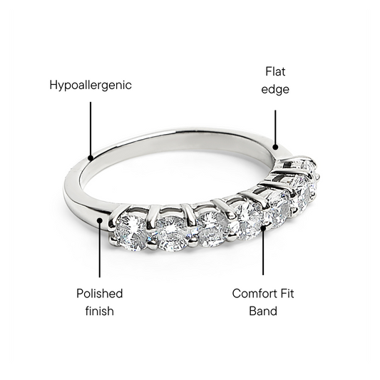 Stainless Steel CZ Ring / ZRJ4167