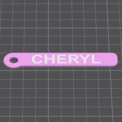 Cheryl Name Tag