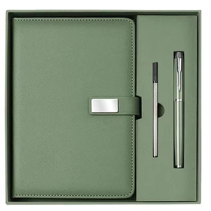 Wholesale Promotional Luxury Gift Items – A5 Leather Journal Customized Business Office Diary Corporate Gift Set With Pen
