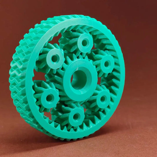 Geared planetary spinner