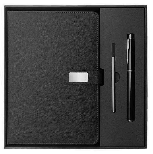 Wholesale Promotional Luxury Gift Items – A5 Leather Journal Customized Business Office Diary Corporate Gift Set With Pen
