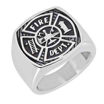 Fire Department Stainless Steel Ring / MCR4077
