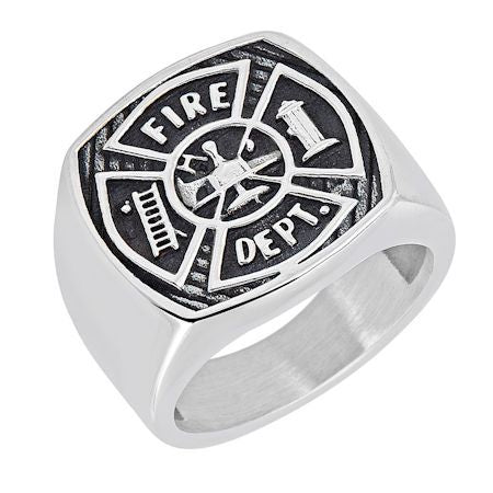 Fire Department Stainless Steel Ring / MCR4077