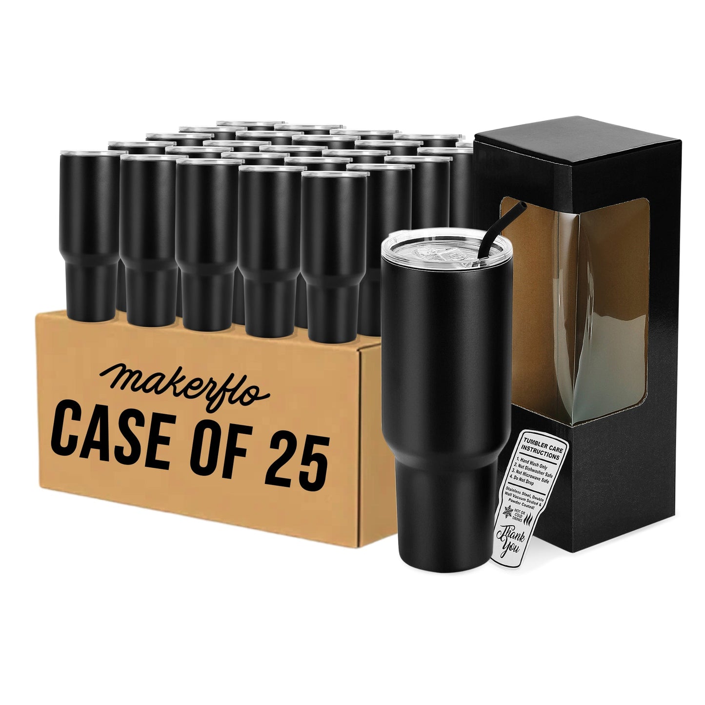 Laser Engraved Customizable 40oz Tumbler