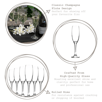 Custom Engraved Celebration Flute Flute – Personalized Wedding Glass For Bride, Groom, Or Toasting