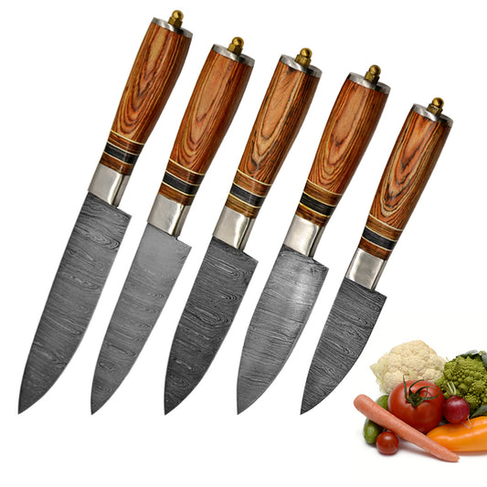 Custom Laser Engraved Chef Cutlery Set (5pcs)
