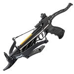 80lb Self Cocking Pistol CrossBow With Forearm Grip Black