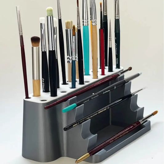Print brush rack holder