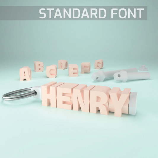 Customizable fidget Name keychain spinner