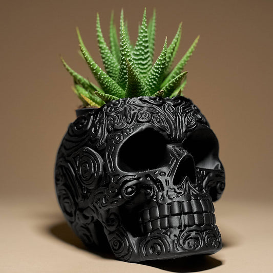 Skull Shaper Pot/Planter Cover