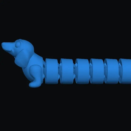 articulated weenie dog