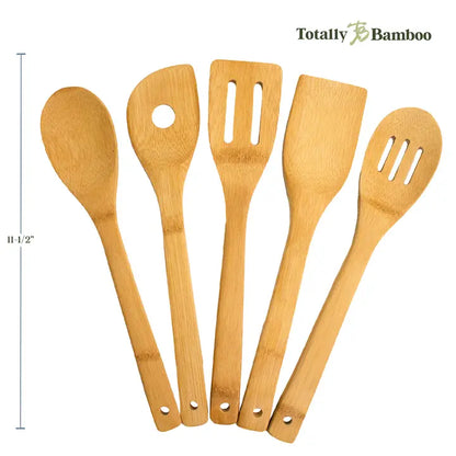 5-Piece Bamboo Cooking Utensil Set