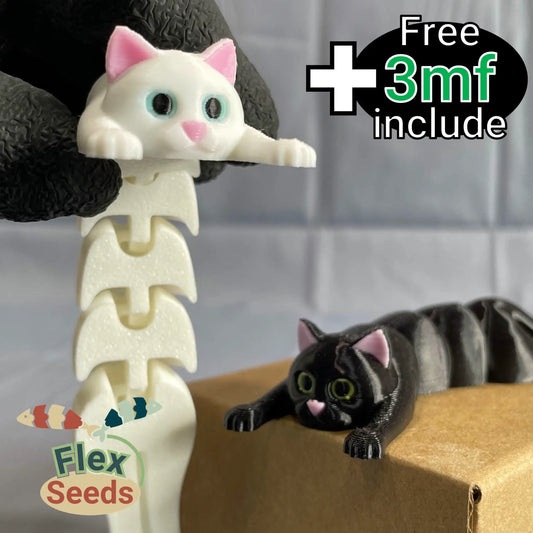 Flexi Holding Cat (Print-in-place)