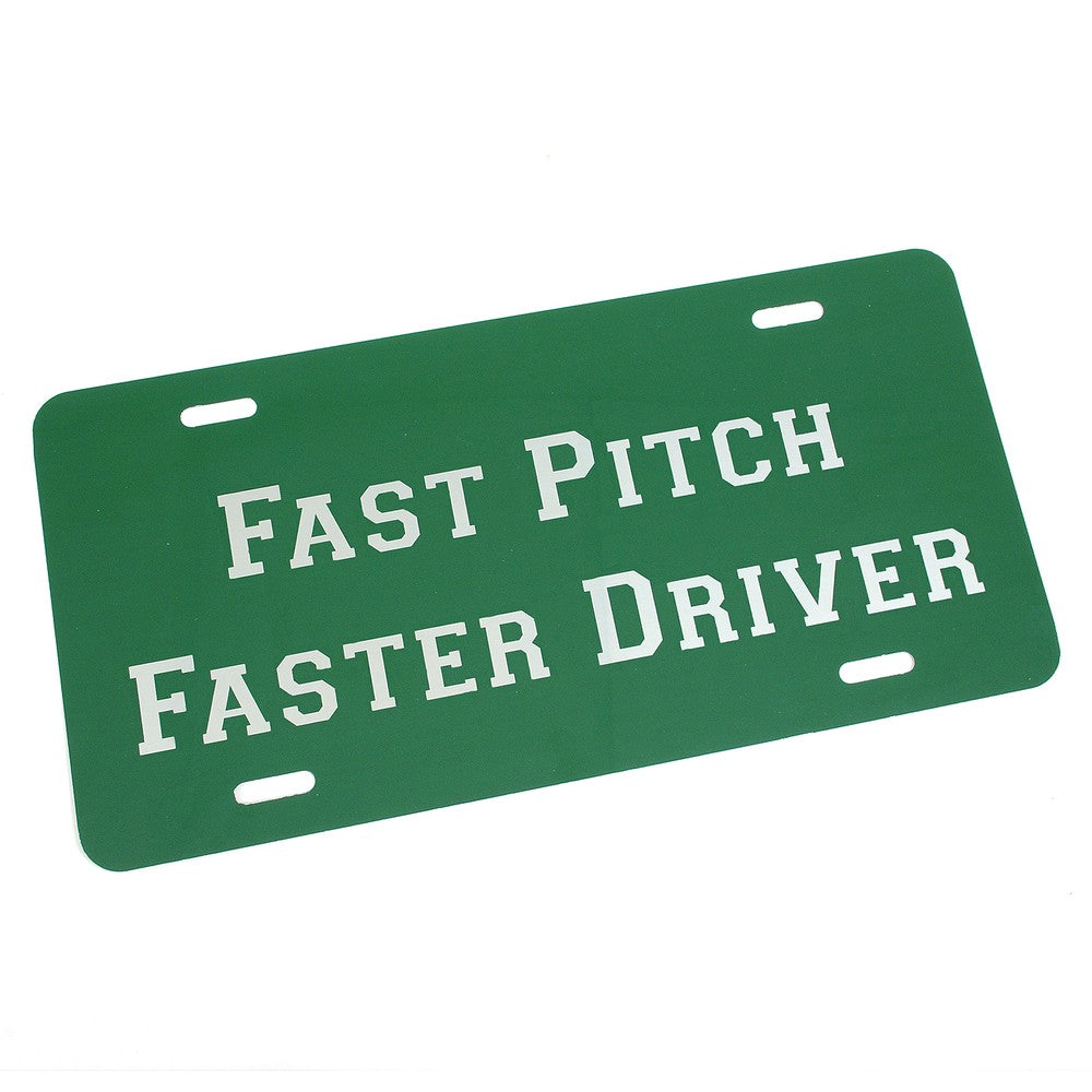 Gloss custom License Plate