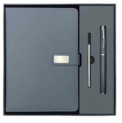 Wholesale Promotional Luxury Gift Items – A5 Leather Journal Customized Business Office Diary Corporate Gift Set With Pen